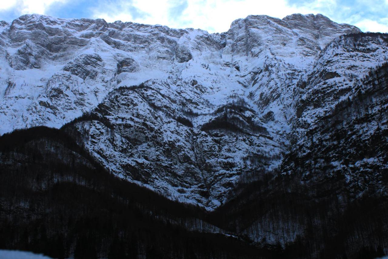 Hostel Kronotop In Triglav National Park Log pod Mangartom Kültér fotó