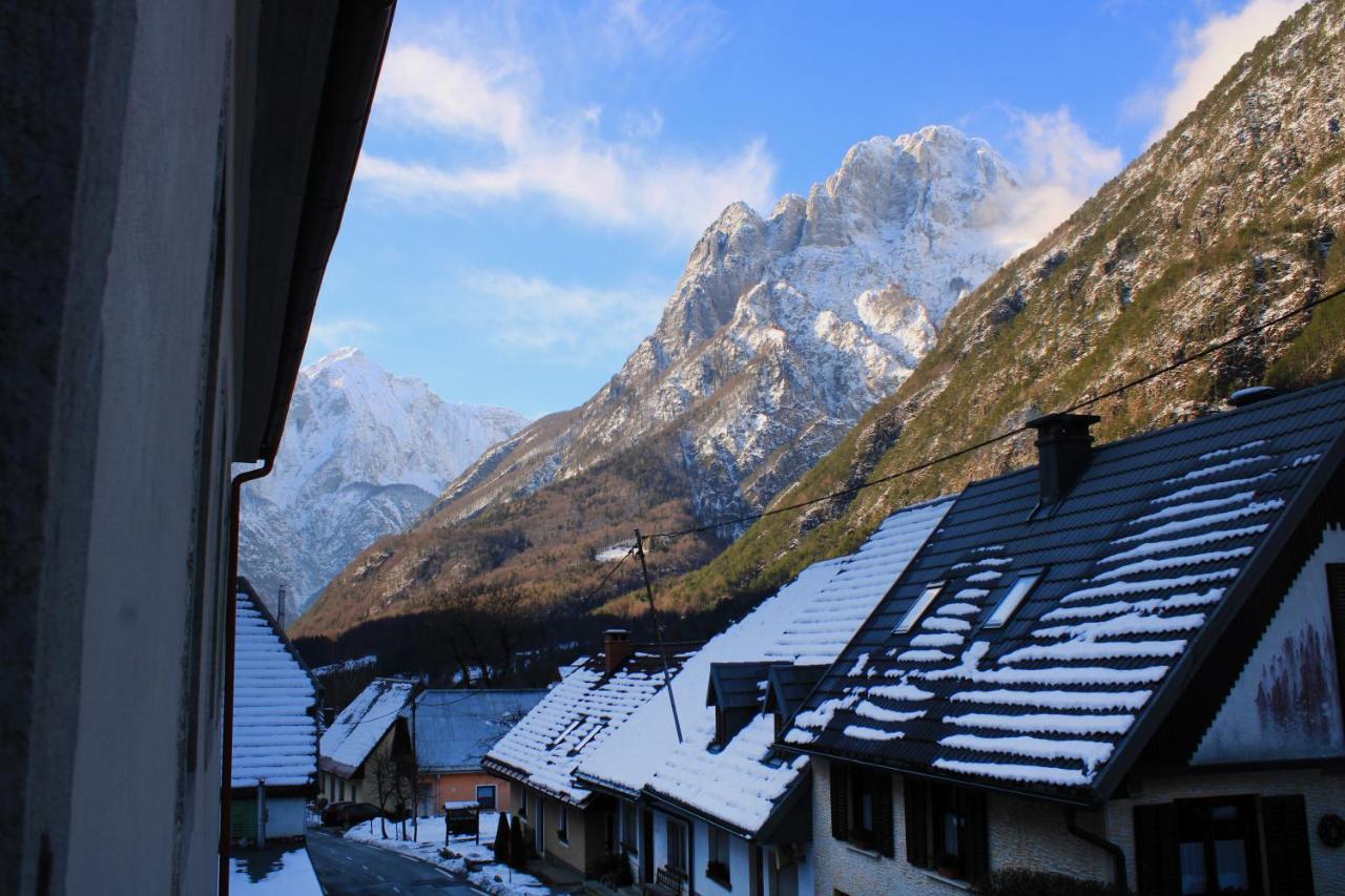 Hostel Kronotop In Triglav National Park Log pod Mangartom Kültér fotó